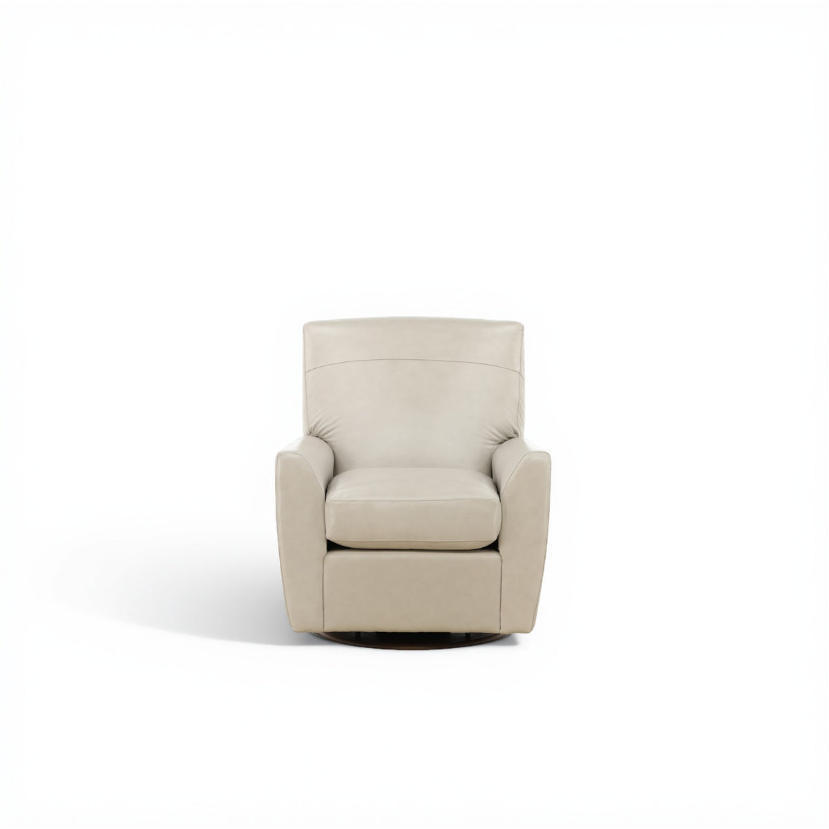 Piper II Dora Leather Swivel Gliding Chair