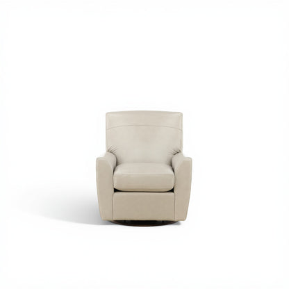 Piper II Dora Leather Swivel Gliding Chair