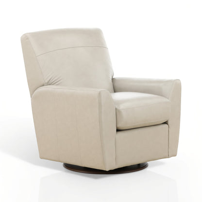 Piper II Dora Leather Swivel Gliding Chair