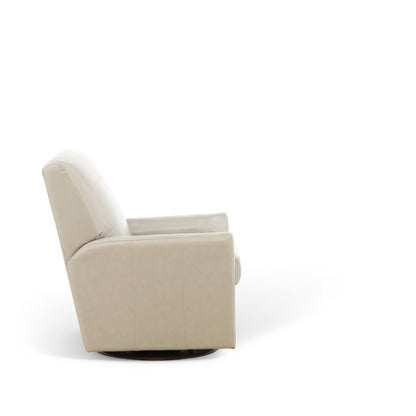 Piper II Dora Leather Swivel Gliding Chair