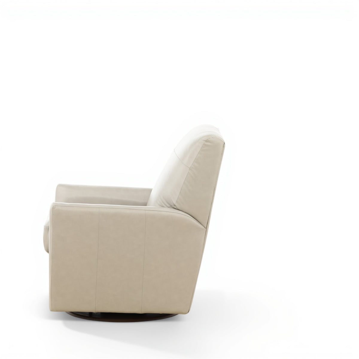 Piper II Dora Leather Swivel Gliding Chair
