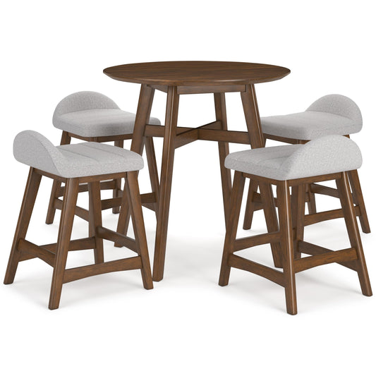 Lyncott 4 Piece Counter Height Dining Set