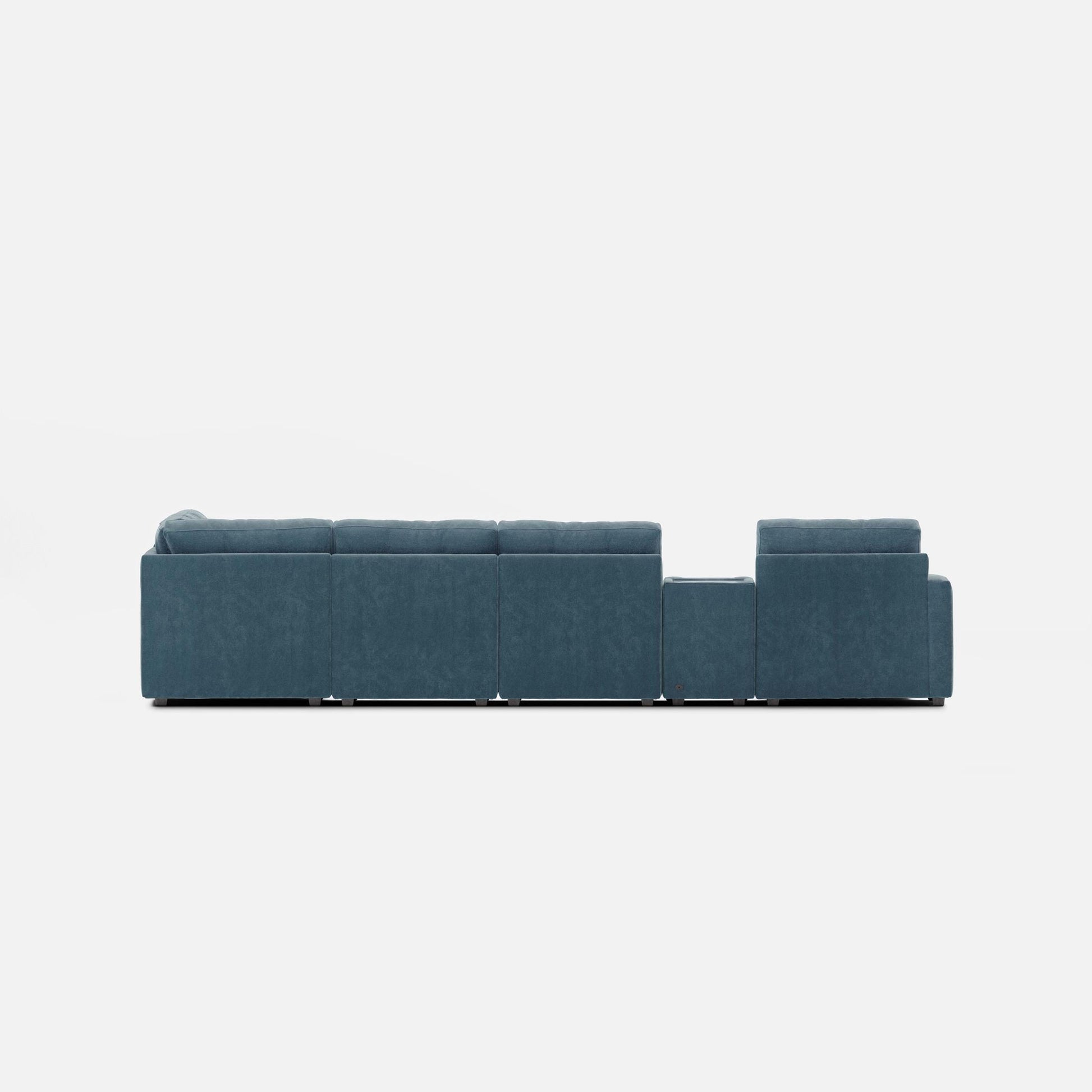 Modular One 8-Piece Sectional Chaise with E-Console