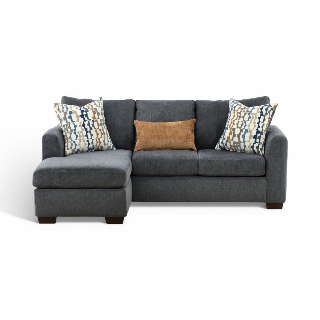Freeman Sofa Chaise Charcoal