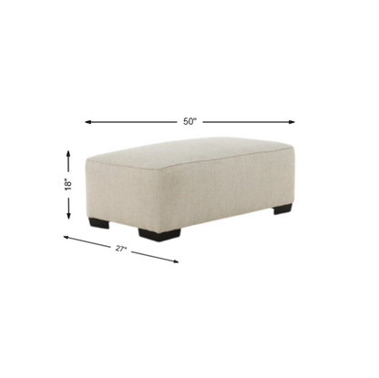 Charleston XL Ottoman