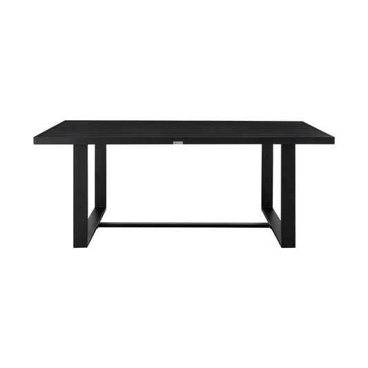 Felicia Outdoor Patio Dining Table in Aluminum