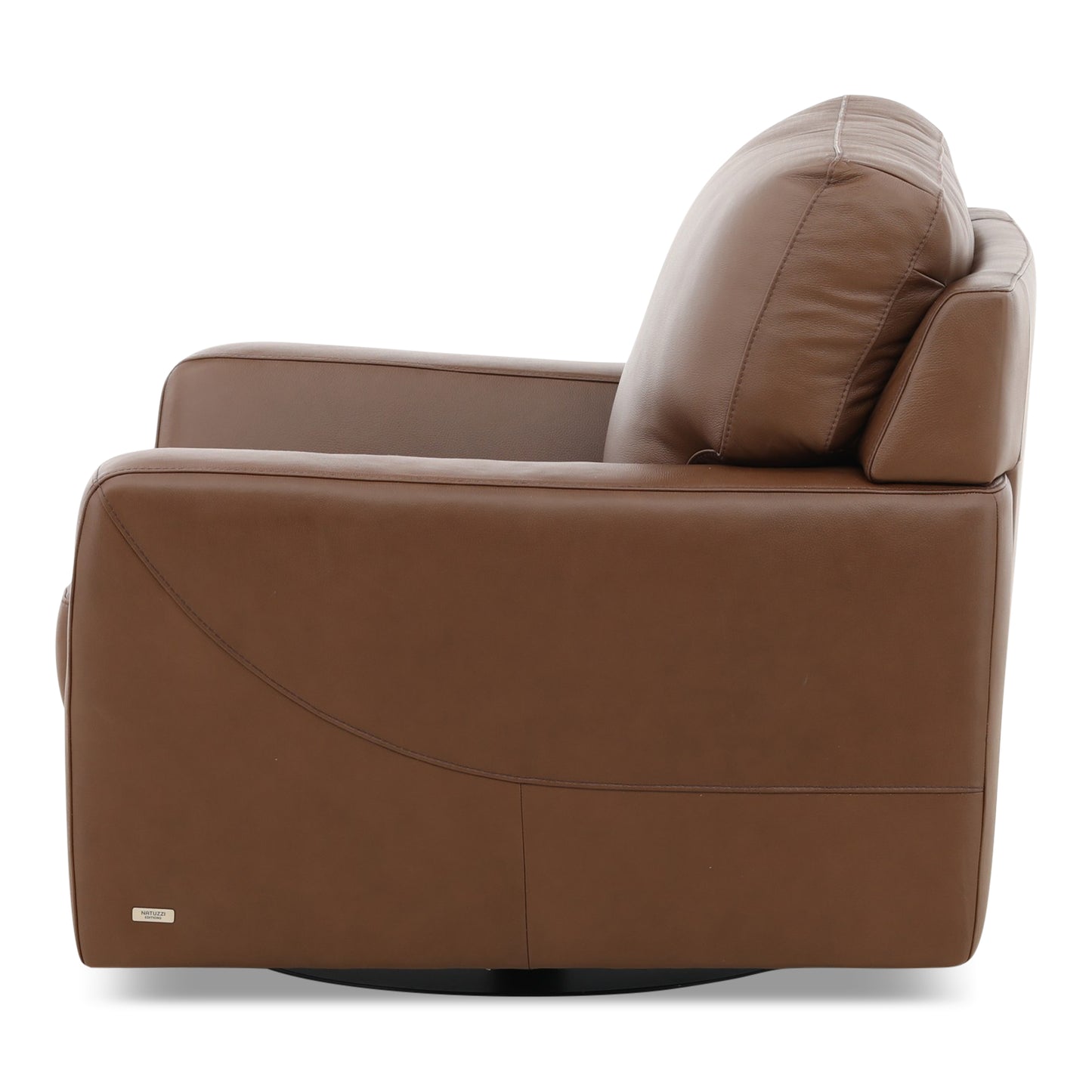 Peter Leather Swivel Chair