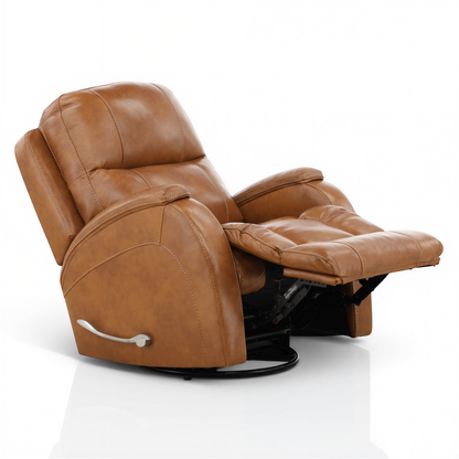 Tango Leather Swivel Glider Recliner