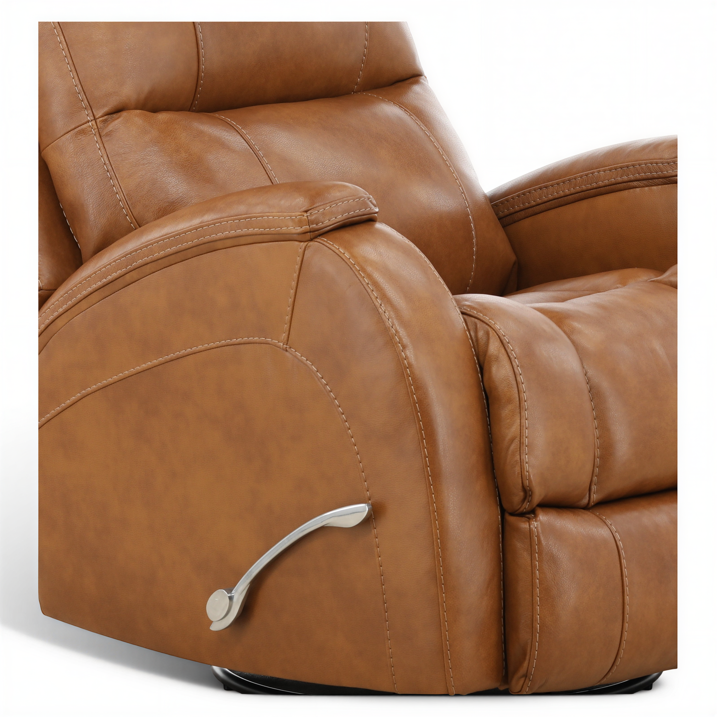 Tango Leather Swivel Glider Recliner