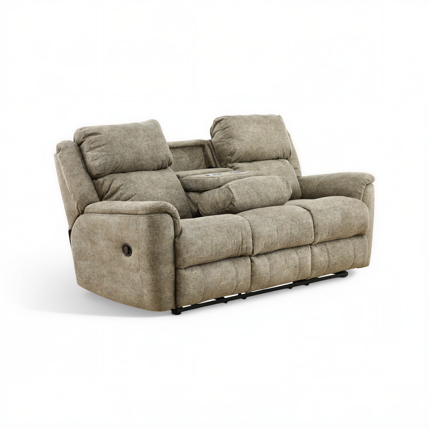 Woodley Reclining Sofa with Drop-Down Table