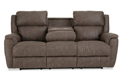 Woodley Reclining Sofa with Drop-Down Table