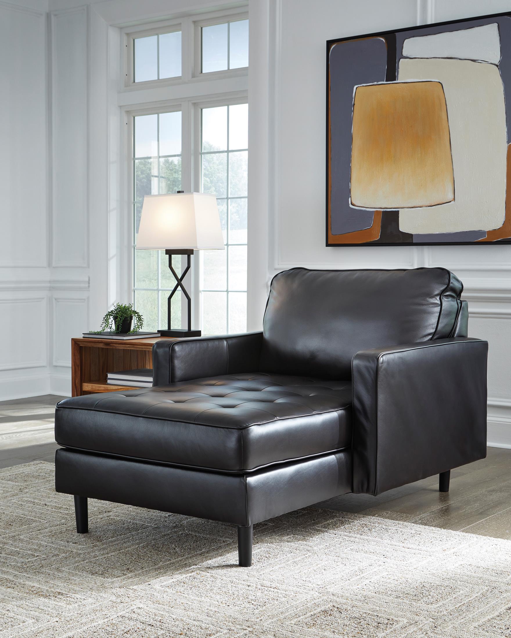 Bryceview Leather Chaise