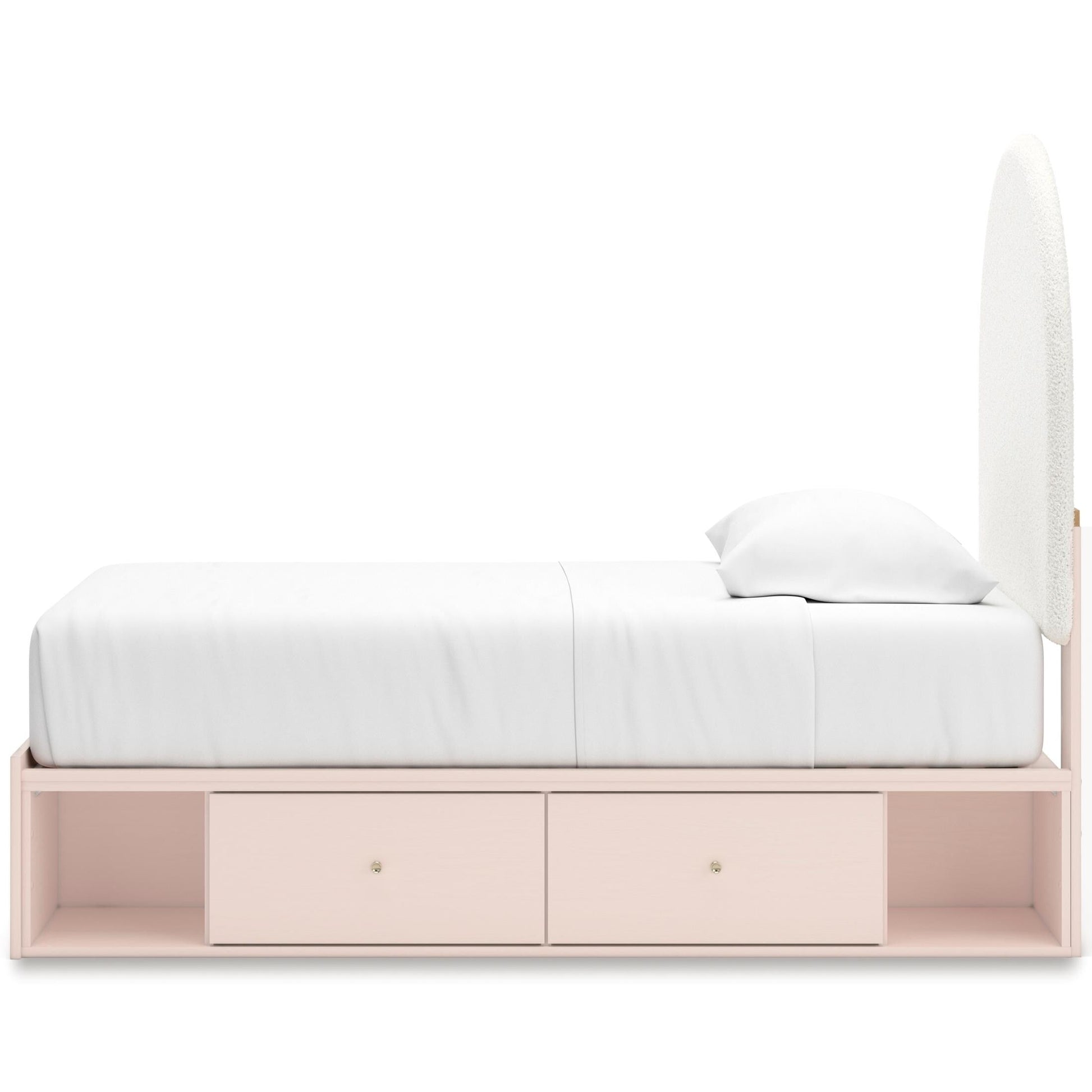 Wistenpine Upholstered Panel Bed with Double Storage