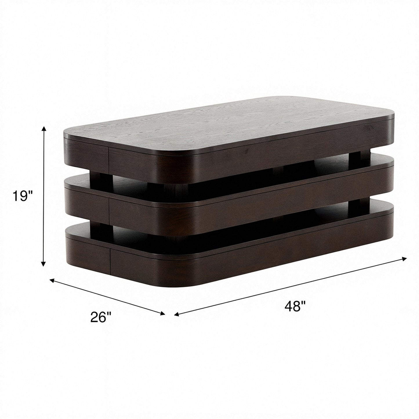 Elvio Rectangular Coffee Table