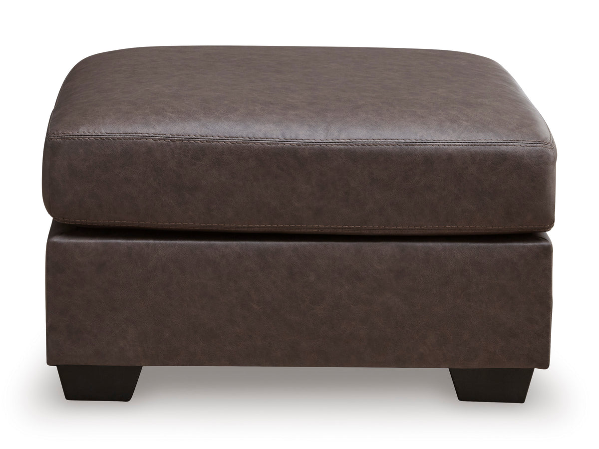 Whitlock Oversized Accent Ottoman Umber