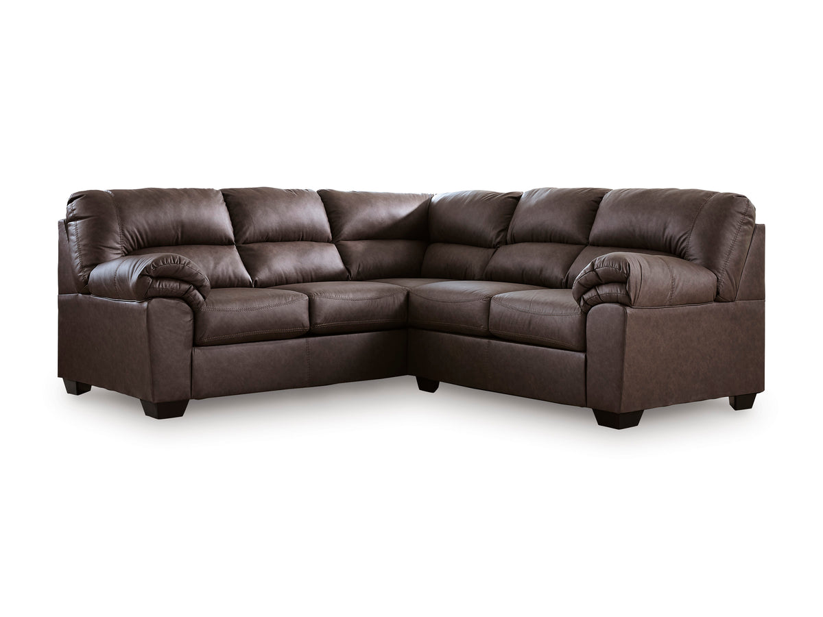 Whitlock 2-Piece Left-Facing Sectional Umber