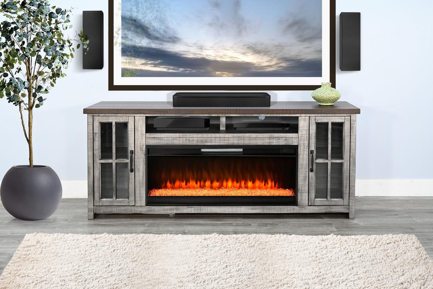 Harlow 76" Fireplace