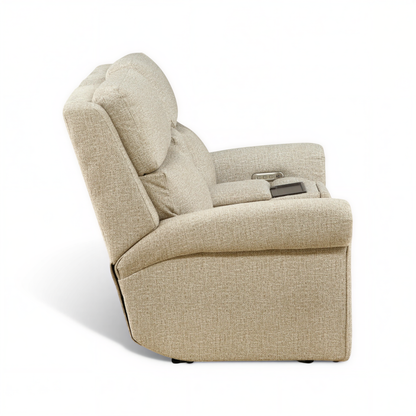 Flexsteel Jetsyn Power Reclining Console Loveseat
