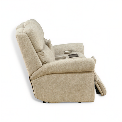 Flexsteel Jetsyn Power Reclining Console Loveseat