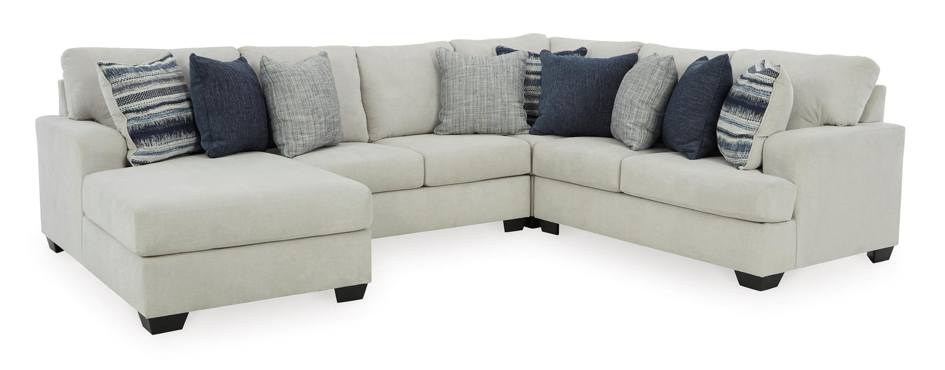 Lowder 4-Piece Sectional with Chaise