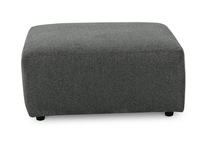 Edenfield Oversized Accent Ottoman Charcoal