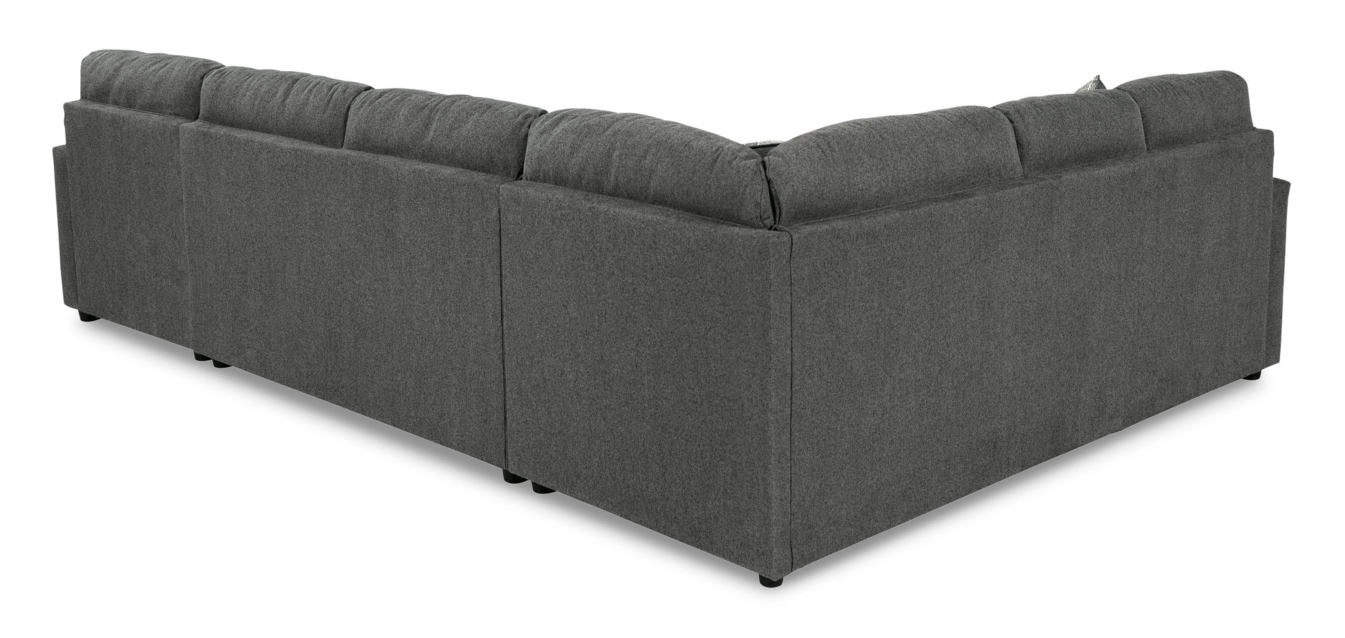 Edenfield 3-Piece Charcoal Sectional with Chaise