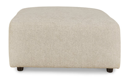 Edenfield Oversized Accent Ottoman Linen
