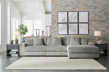 Lindyn 3-Piece Fog Sectional with Chaise