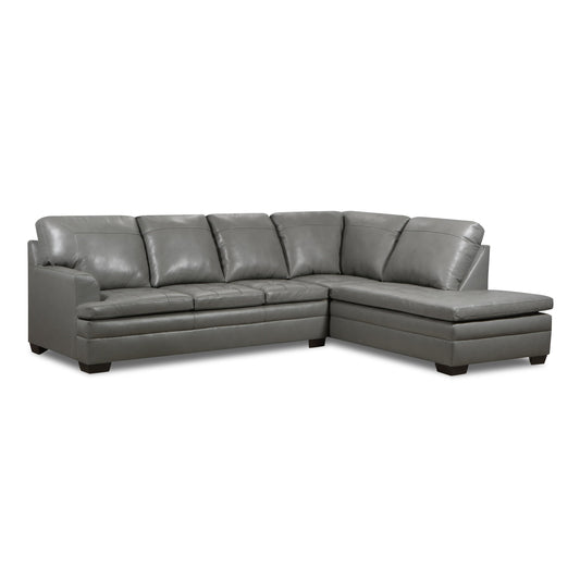 Callahan 2-Piece Leather Sectional