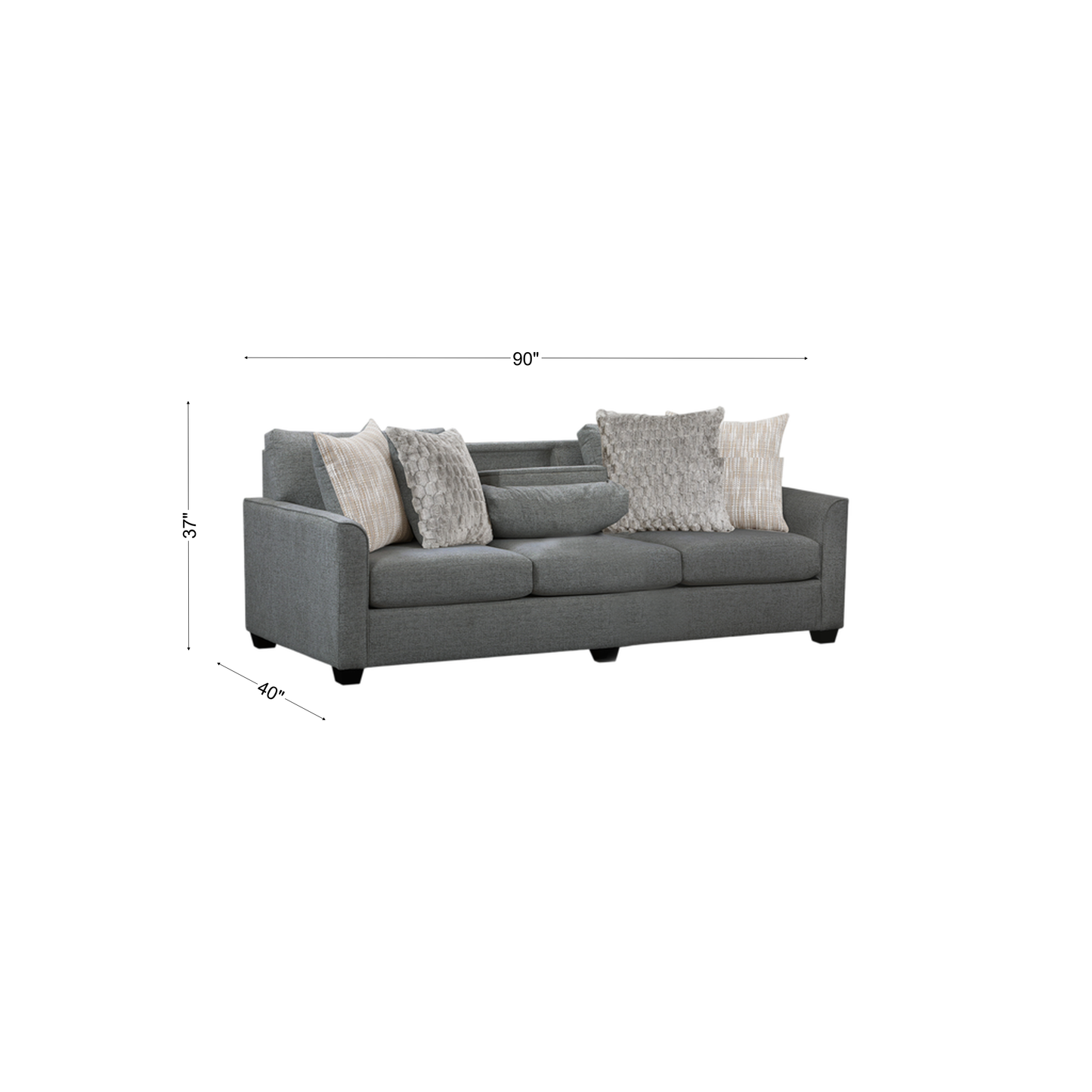 Forte Sofa with Drop-Down Table