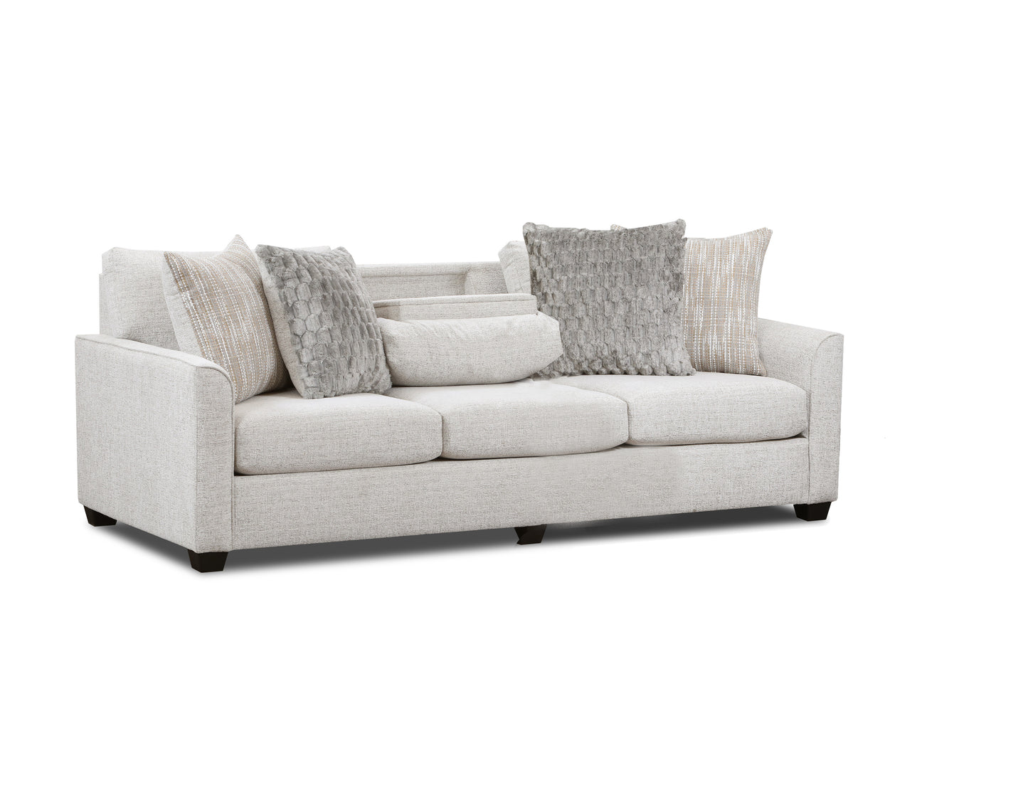 Forte Sofa with Drop-Down Table Cream