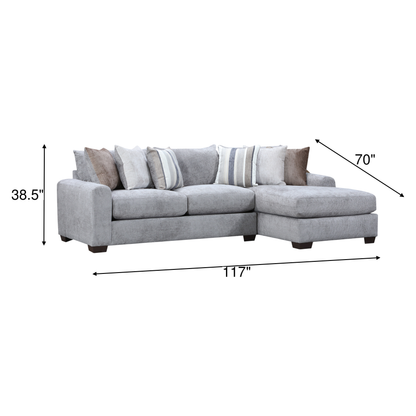Jacqueline 2-Piece Sectional Chaise