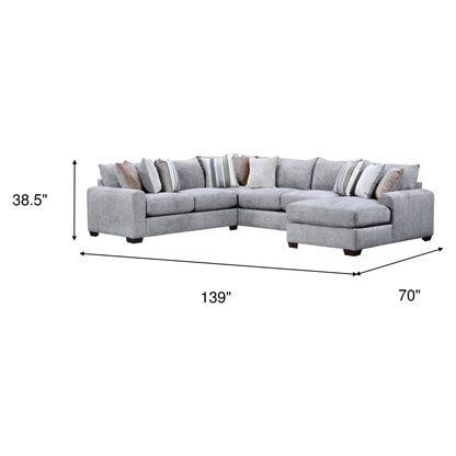 Jacqueline 3-Piece Sectional Chaise