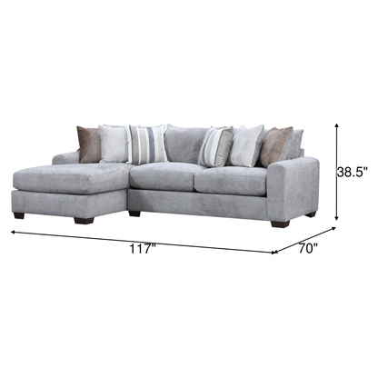 Jacqueline 2-Piece Sectional Chaise