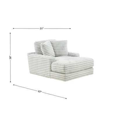Cuddle King Oversized Chaise