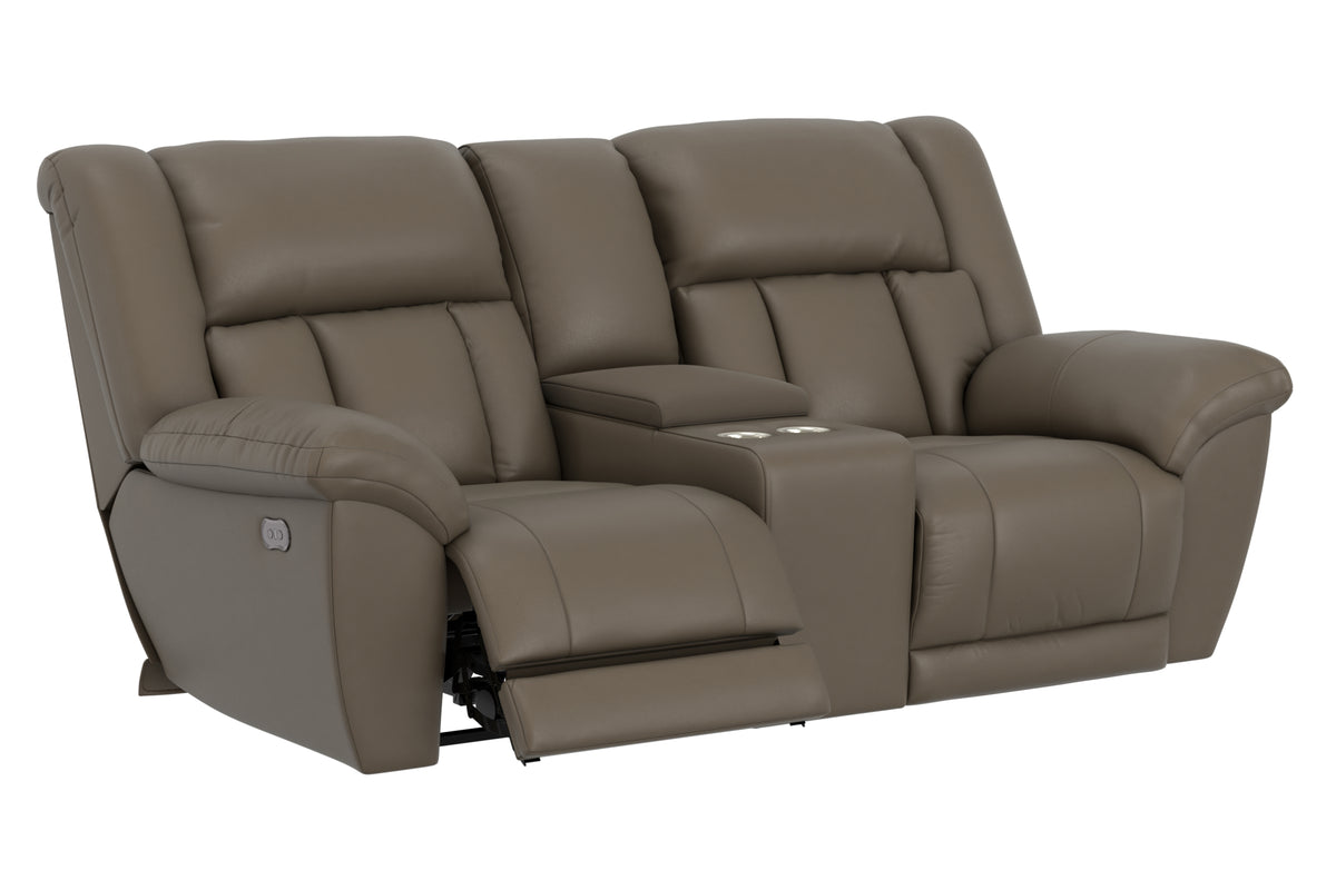 Hugo Power Reclining Console Loveseat