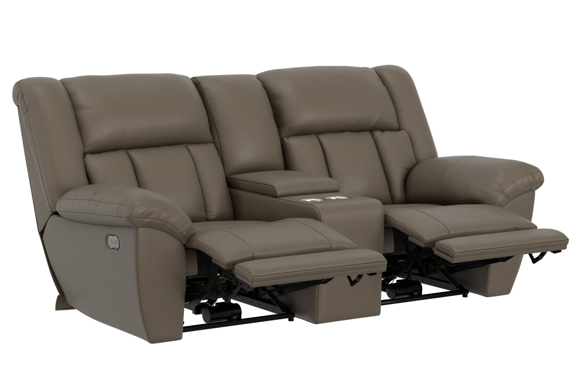 Hugo Power Reclining Console Loveseat