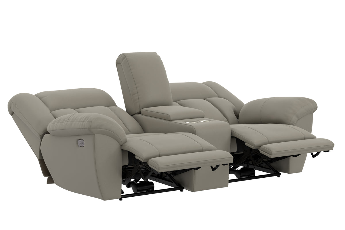 Hugo Power Reclining Console Loveseat