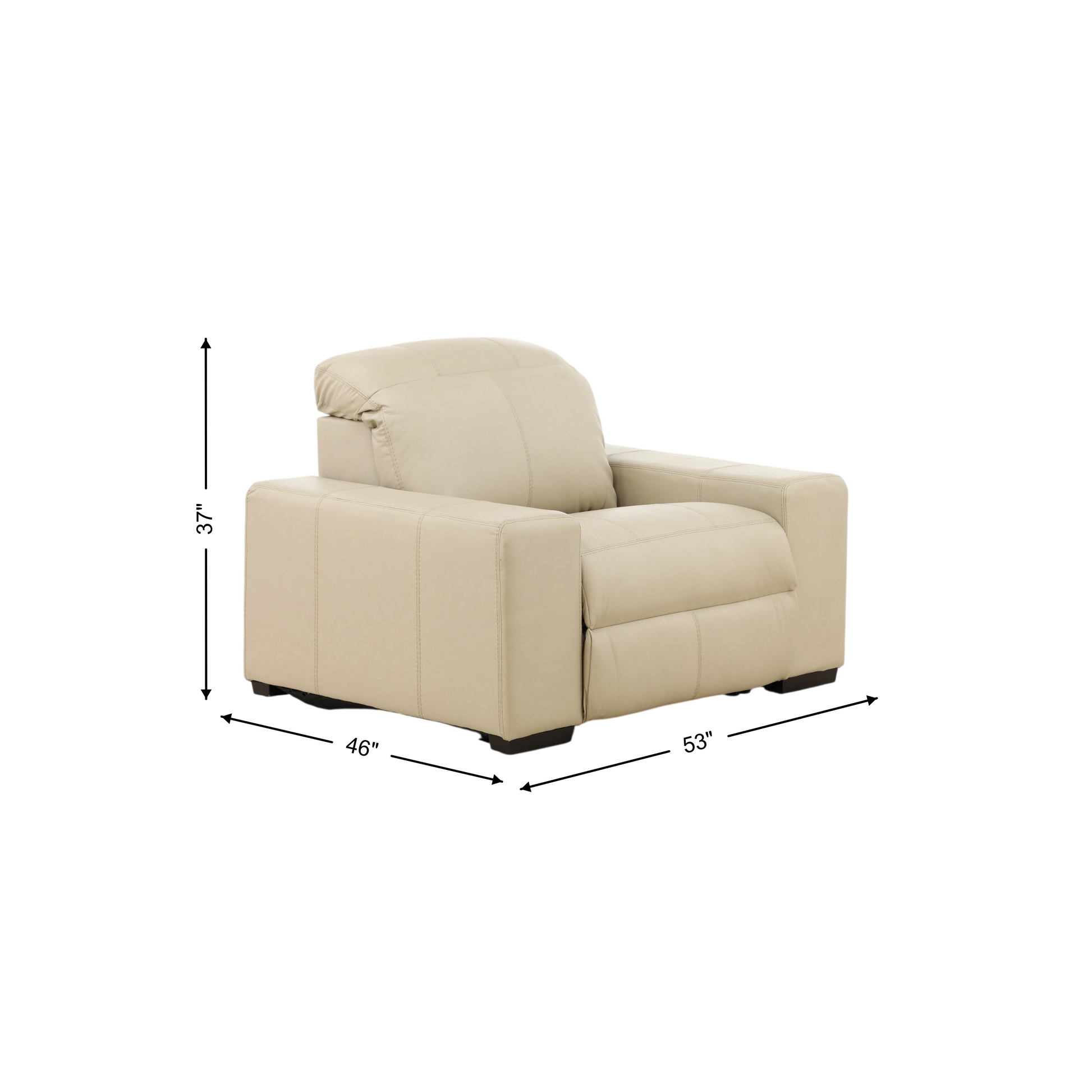 Evren Power Leather Recliner