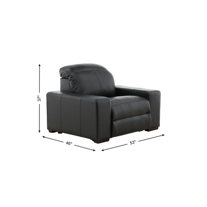 Evren Power Leather Recliner