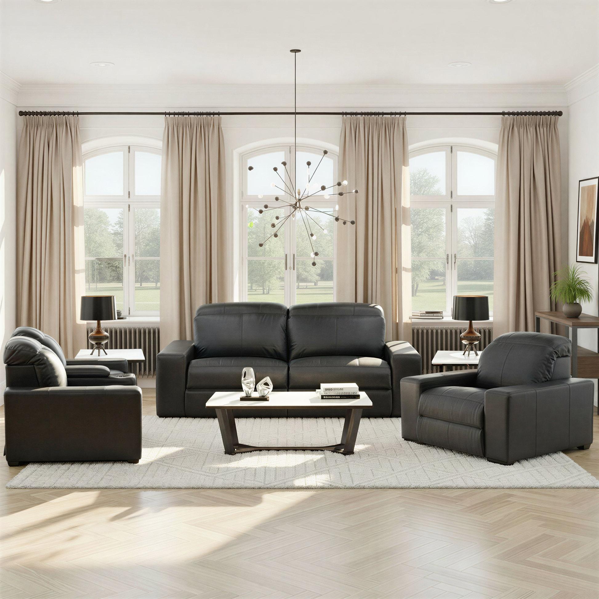 Evren Power Leather Recliner
