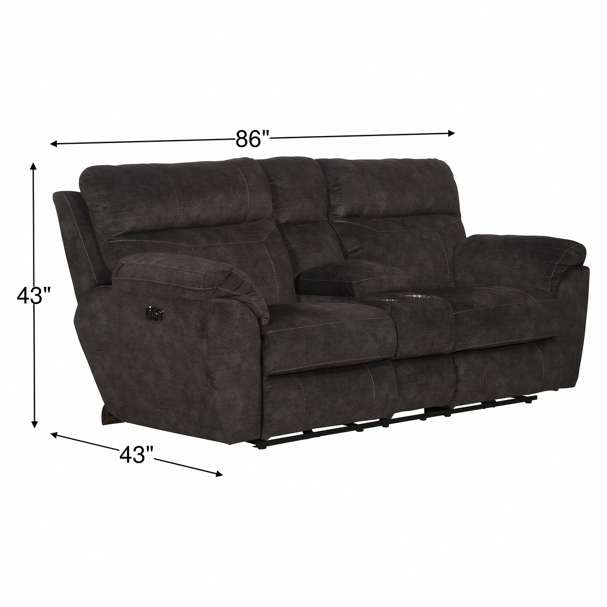 Harris Triple Power Console Loveseat