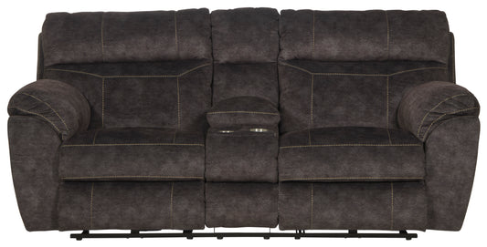Harris Triple Power Console Loveseat Smoke