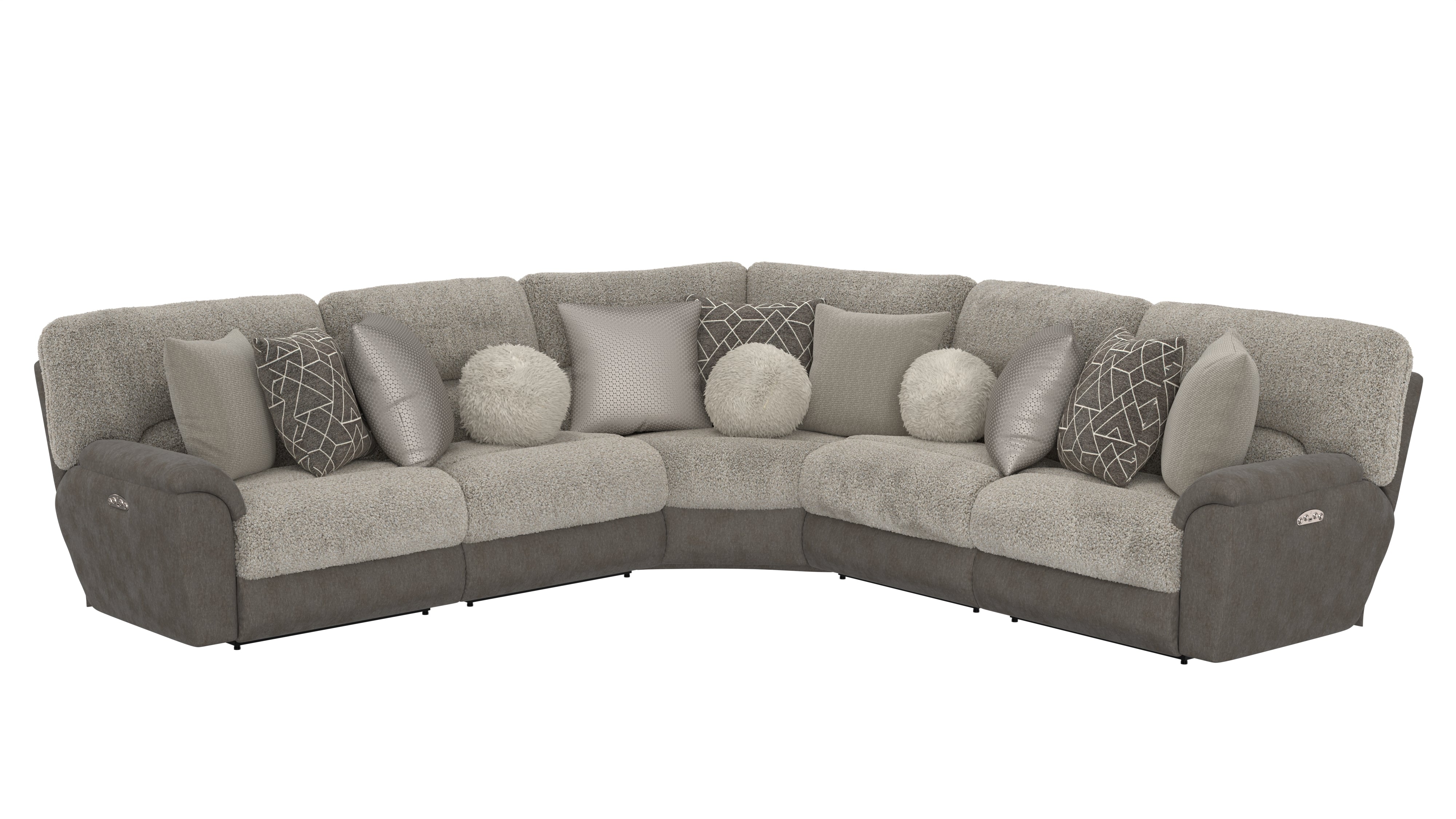 Elowen 5-Piece Power Reclining Sectional – Levin Furniture