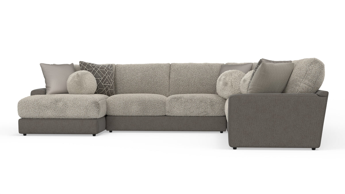 Ever 4-Piece Sectional Left-Facing Slate