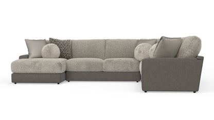 Ever 4-Piece Sectional Left-Facing Slate