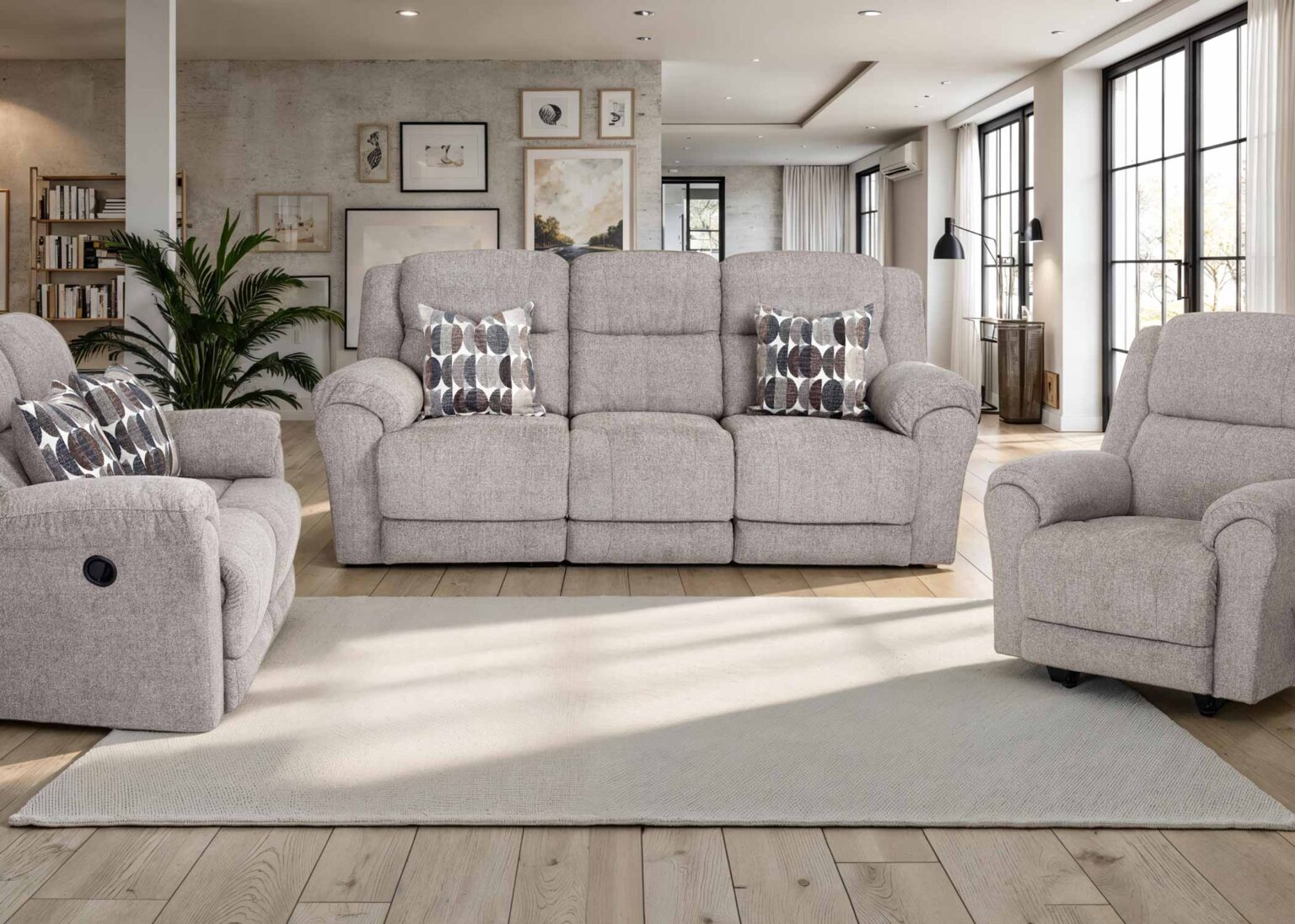 Peppar Reclining Sofa