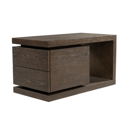 Athens 2-Drawer End Table