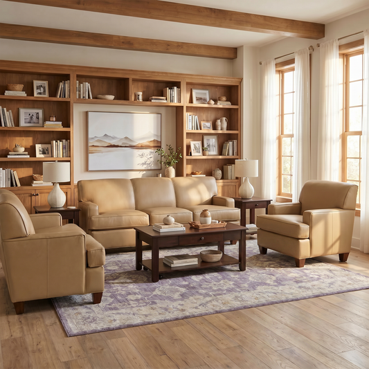 Flexsteel Lonsdale III Leather Chair - alternate view