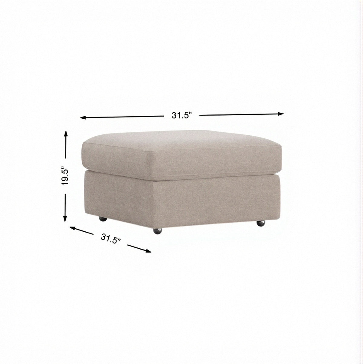 Modular One Storage Ottoman